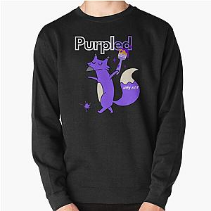 Purpled Sweatshirts - Purpled fox Pullover Sweatshirt RB1908