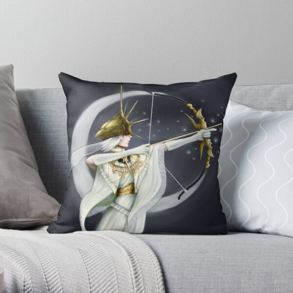 Dark Sun Gwyndolin Throw Pillow RB0909 product Offical Dark Souls Merch