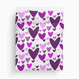 Purple Heart Duvet Cover