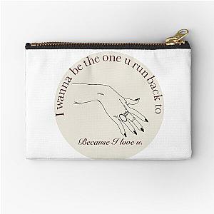 Here is the cleaned up title:

Wanna Be the One You Run Back to Purple Hearts Movie Zipper Pouch