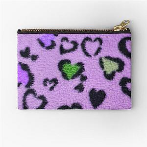 Purple Heart Zipper Pouch