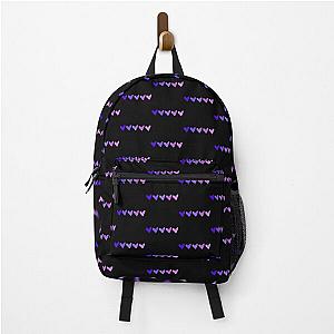 Gradient Purple Heart Design Backpack