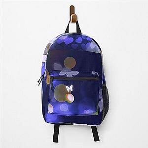 Blue hearts and butterflies Backpack