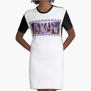 Ponzona - Purple kiss Graphic T-Shirt Dress