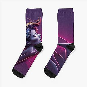 Minas purple kiss Socks