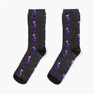 Purple Kiss - Dosie - kpop - space aesthetic Socks