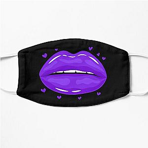 Valentine Lips Purple kiss Flat Mask