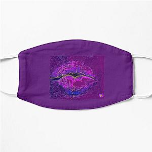 Purple kiss lips Flat Mask