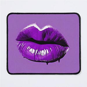 Shiny Purple Kiss Mouse Pad