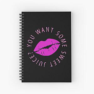 Sweet Juice Purple Kiss Spiral Notebook