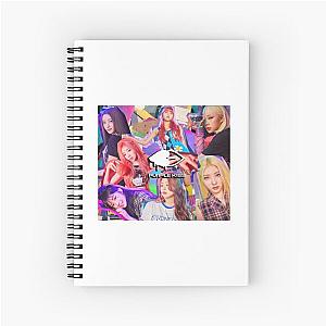 Purple Kiss Group poster Spiral Notebook