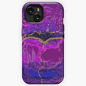 Purple kiss lips iPhone Tough Case