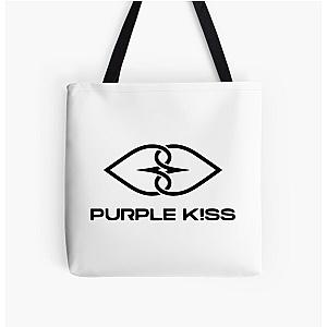 Purple Kiss (퍼플키스) logo All Over Print Tote Bag