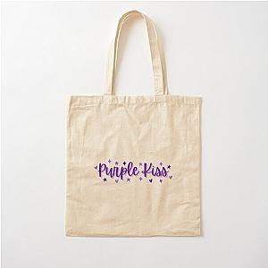 Purple Kiss Kpop Girl Group logo Cotton Tote Bag