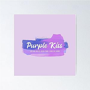 Purple Kiss - Smeared Lipstick -  Kpop Merch for Kpop fans - Gift for PLORY Poster