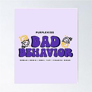 Purple Kiss - BBB Bad Behavior -  Kpop Merch for Kpop fans - Gift for PLORY Poster