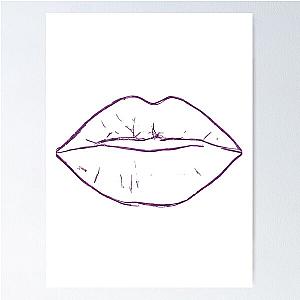 Romantic Purple Kiss Poster