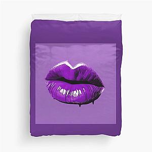 Shiny Purple Kiss Duvet Cover