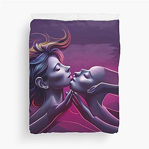 Minas purple kiss Duvet Cover