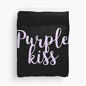 purple kiss smoothly lettering Duvet Cover