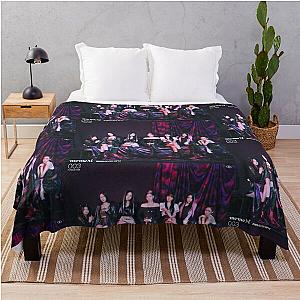 PURPLE KISS kpop memeM Throw Blanket