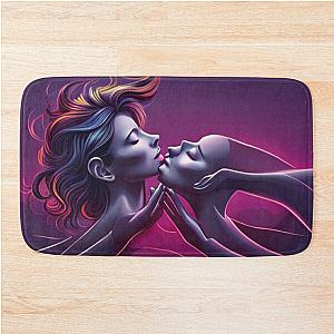 Minas purple kiss Bath Mat