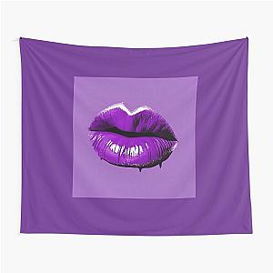 Shiny Purple Kiss Tapestry