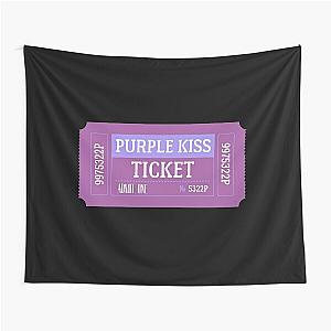 Purple Kiss Ticket Tapestry