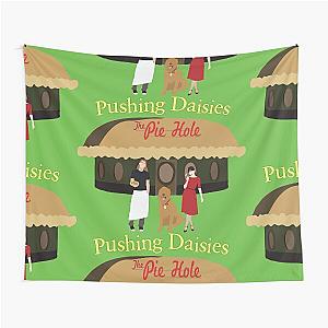 Pushing Daisies Minimalist Print Tapestry