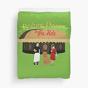 Pushing Daisies Minimalist Print Duvet Cover