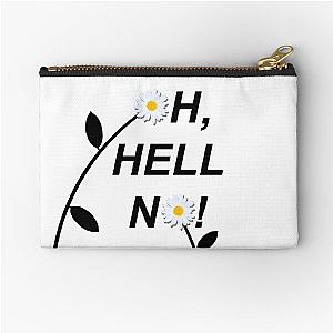 Oh, hell no! - Pushing Daisies Zipper Pouch