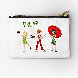 Olive, Vivian and Lily Pushing Daisies Zipper Pouch