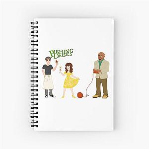 Ned, Chuck and Emerson - Pushing Daisies Spiral Notebook