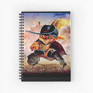 Puss in Boots the last wish movie poster Spiral Notebook