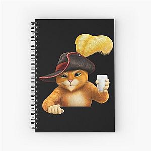 Puss in Boots  memes Spiral Notebook