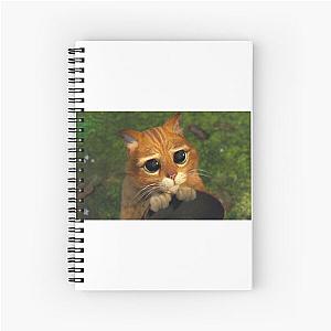 Shrek Puss in Boots Spiral Notebook