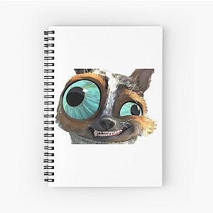 funny Perrito - cute puss in boots Spiral Notebook