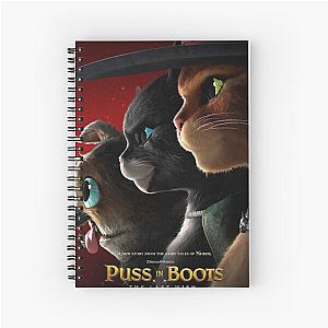 Puss in Boots The Last Wish Poster Spiral Notebook