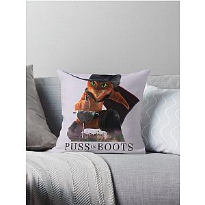 Puss In Boots The Last Wish Throw Pillow