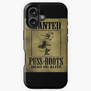 Puss in Boots Wanted Poster iPhone Tough Case