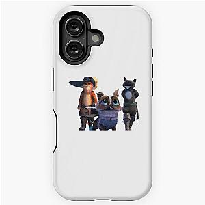 funny friendship - cute puss in boots iPhone Tough Case