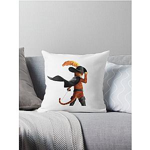 Puss in boots Throw Pillow