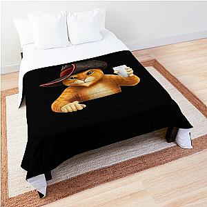 Puss in Boots  memes Comforter