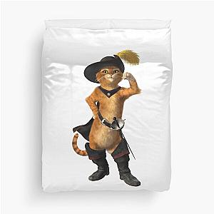 Puss in Boots  memes Duvet Cover