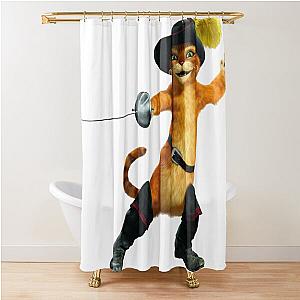 Puss in Boots Shower Curtain