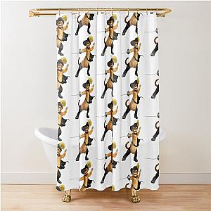 fun puss in boots Shower Curtain