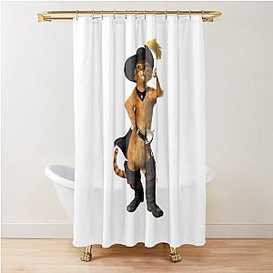 Puss in Boots  memes Shower Curtain