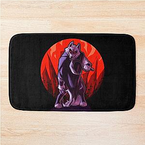 Wolf Puss In Boots T-Shirt Bath Mat