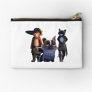 funny friendship - cute puss in boots Zipper Pouch