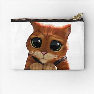 cute puss in boots  Zipper Pouch